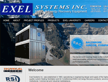 Tablet Screenshot of exelsystems.ca